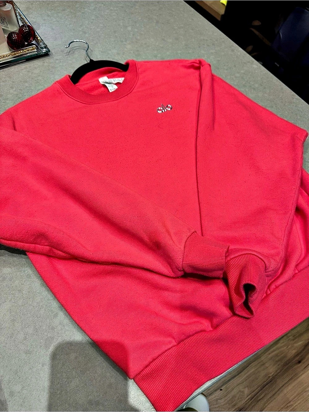 Alo Sweatshirt Pink Size XXS